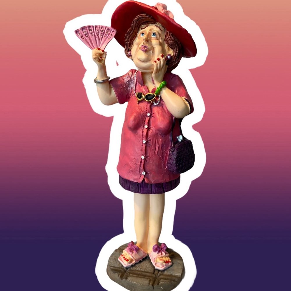 Russ Berrie "Minerva" Bobble Figurine 21688  (EUC)